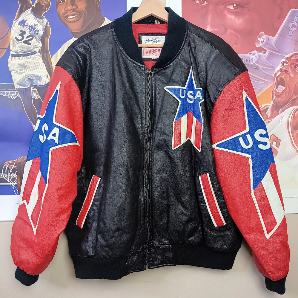 Vintage Michael Hoban USA Leather Jacket